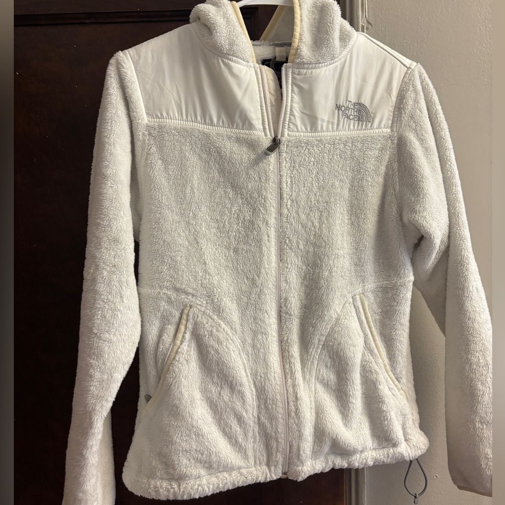White north face fleece